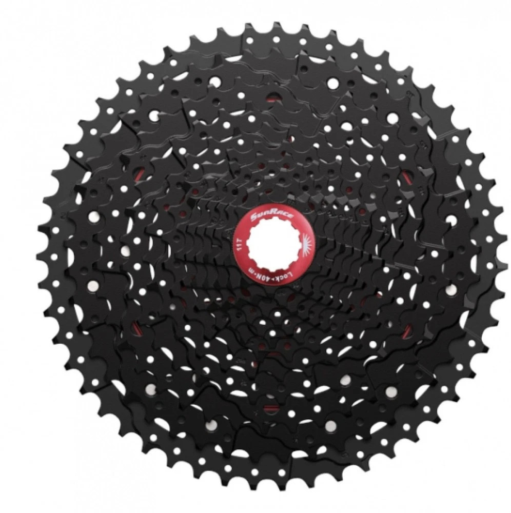 SunRace CSMZ901 12Speed 11-51T Cassette Mountain Bike 12s Cassette - Black