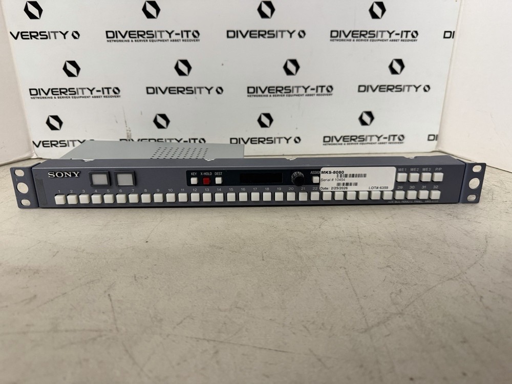 Sony MKS-8080 - AUX BUS Remote Panel - 19" Rack Mount