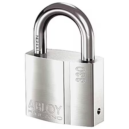 Abloy Pl330/25B-Kd Padlock, Keyed Different, Standard Shackle, Rectangular
