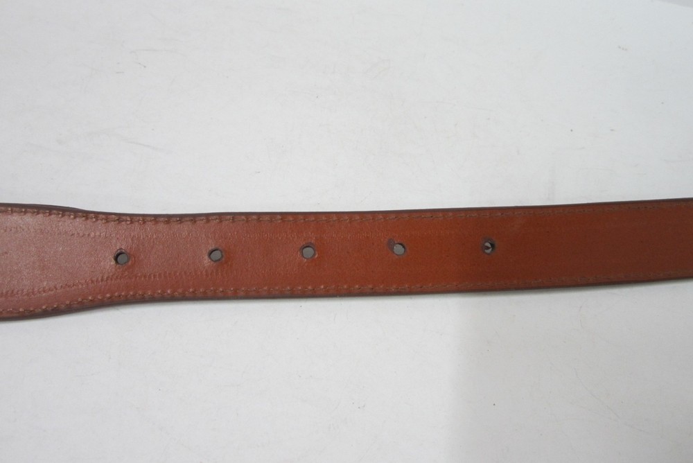 GENUINE CROCODILE BELTS, COGNAC