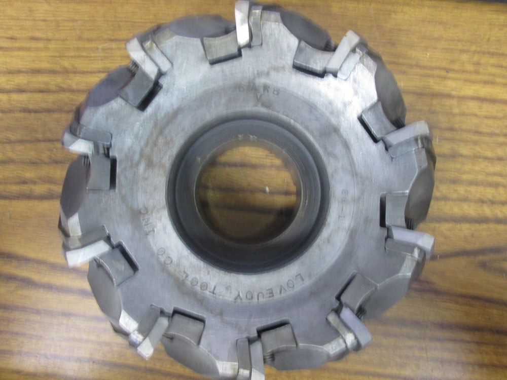 LoveJoy 6.0" x 2.0" 6AR8 Insert Mill w/Inserts