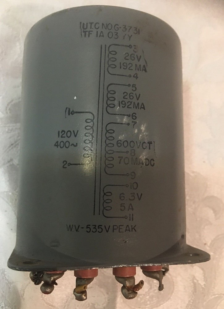 UTC G-3731 TRANSFORMER