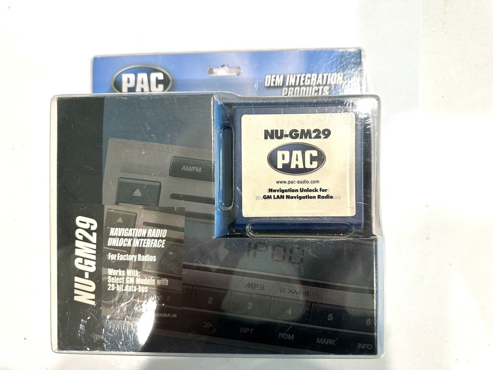 PAC NU-GM29 Navigation Radio Unlock Interface for GM 29-bit Data-Bus Vehicles