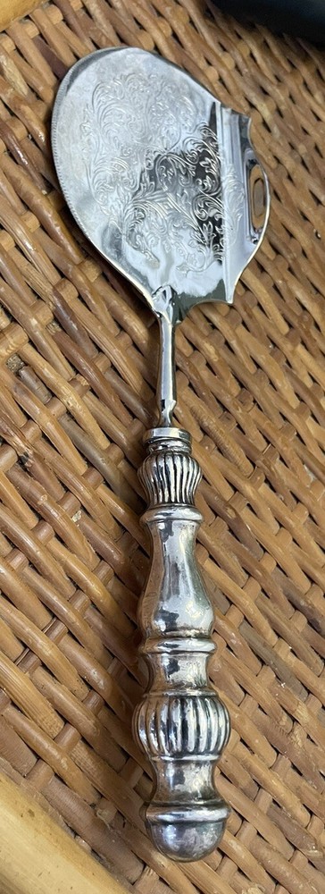 RAIMOND Silver Sterling Etched Server Italy
