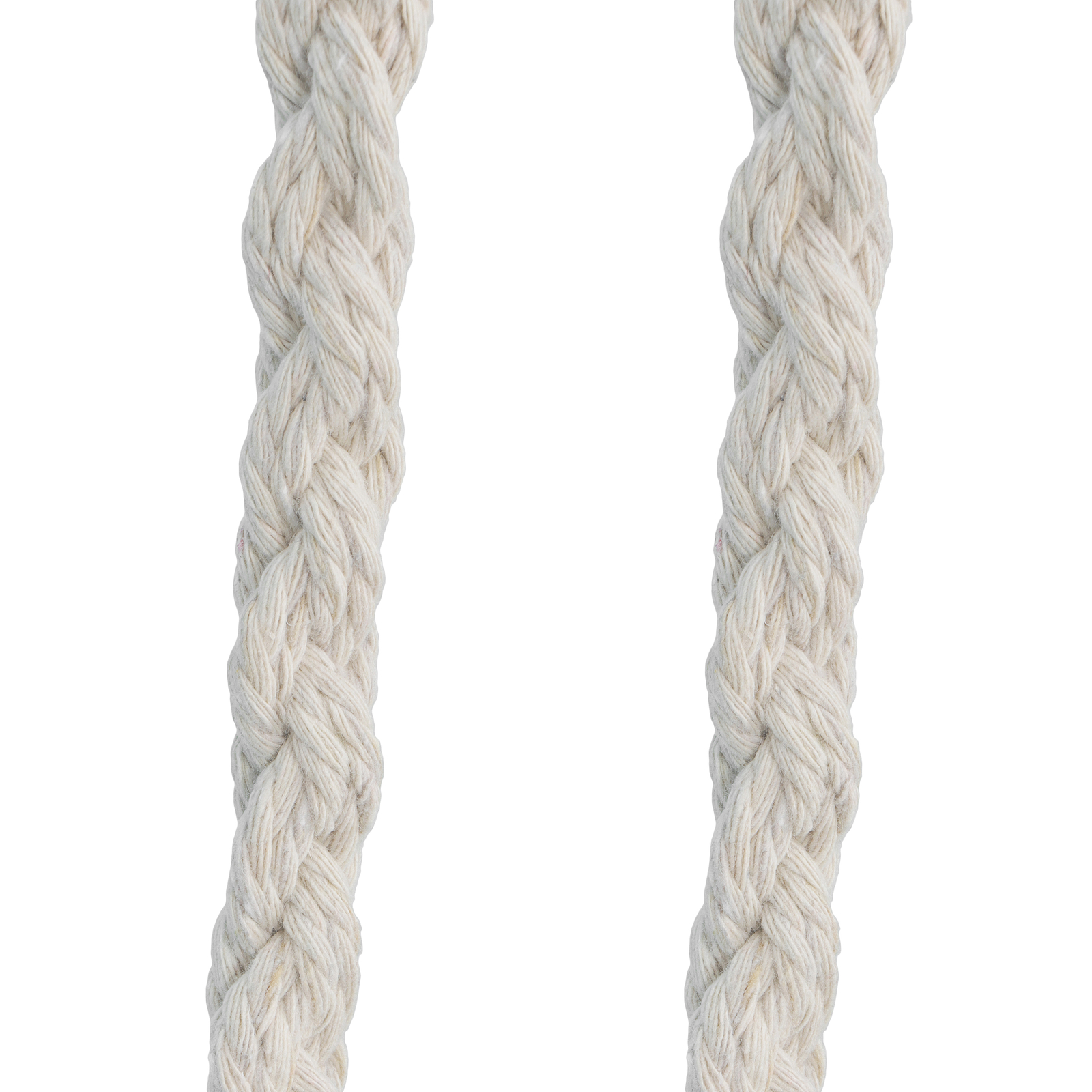 Beige Hammock Chair Macrame Swing Hanging Cotton Durable Rope Yard Swing Sturdy