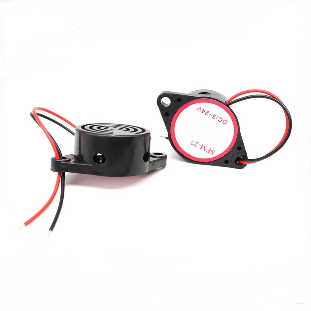 Electronic Buzzer Tool Plastic -20��C To +45��C 100dB 11cm Wire 5Pcs/Set