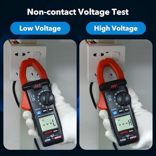 Digital Clamp Meter Multimeter TRMS 6000 Counts 600A AC DC NCV Voltage Tester