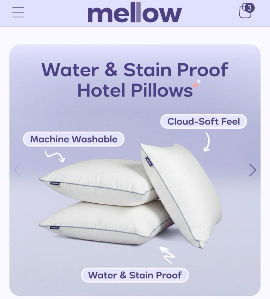 Mellow hotel Pillow standard