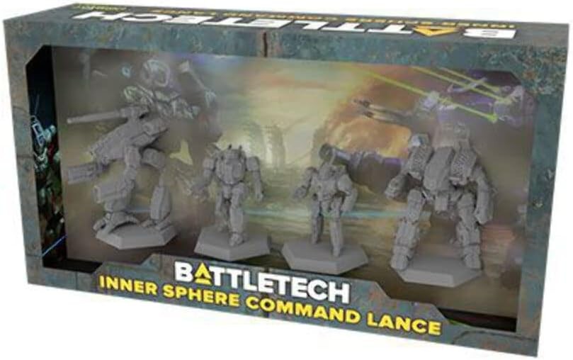 Catalyst Game Labs Battletech 35721 Inner Sphere Command Lance (4)