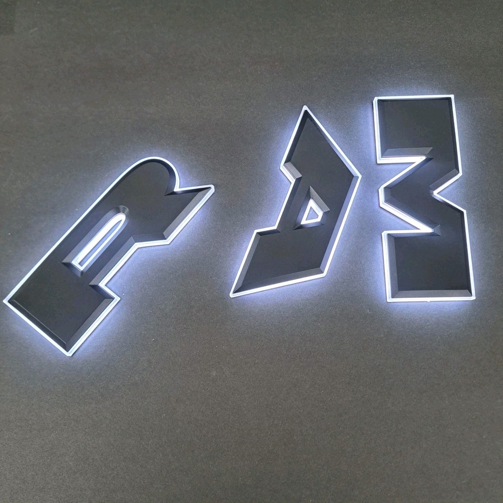 RAM SERIES LED Module Illuminated Emblem 2025 2026 Black