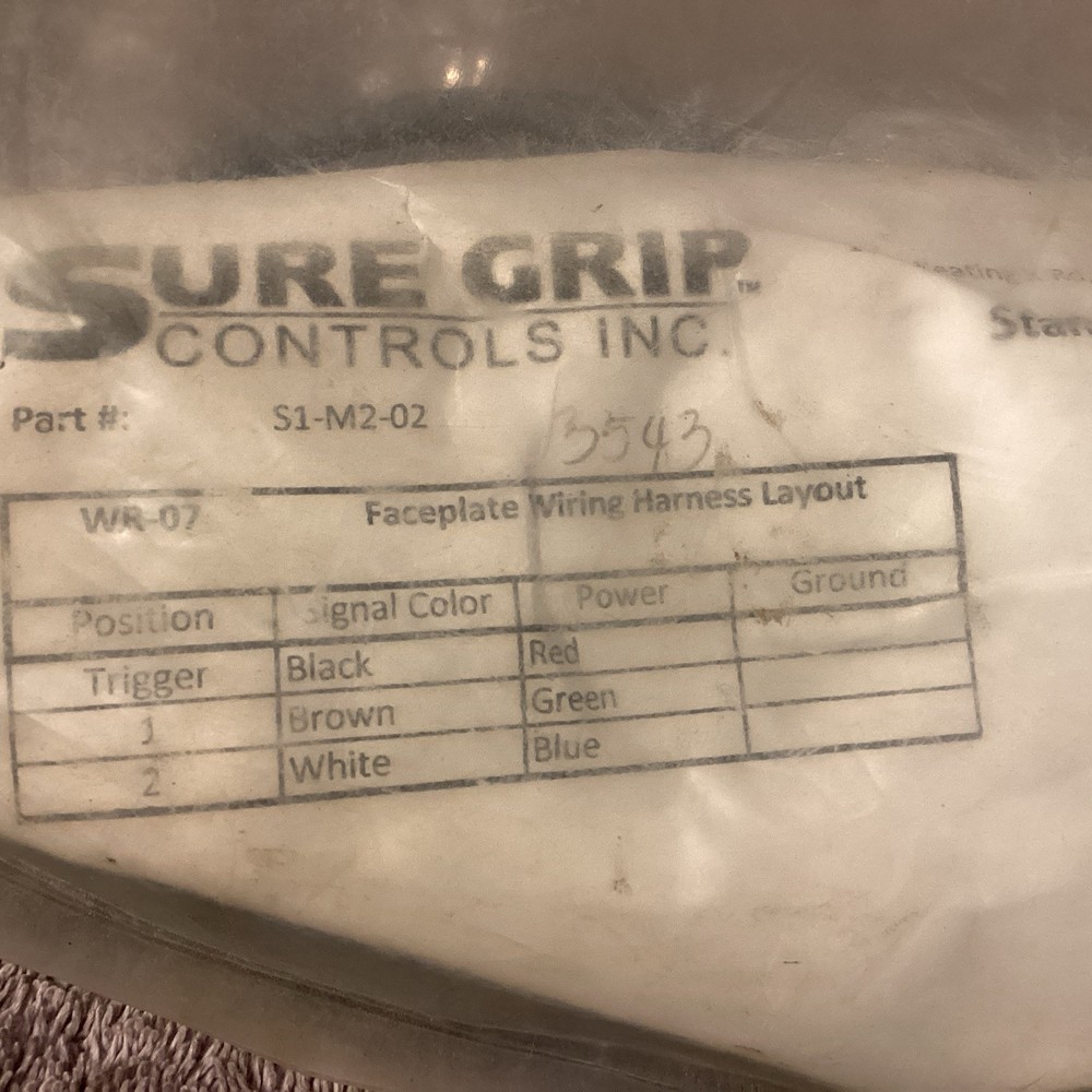 Sure Grip Controls…S1-M2-02…NEW😀