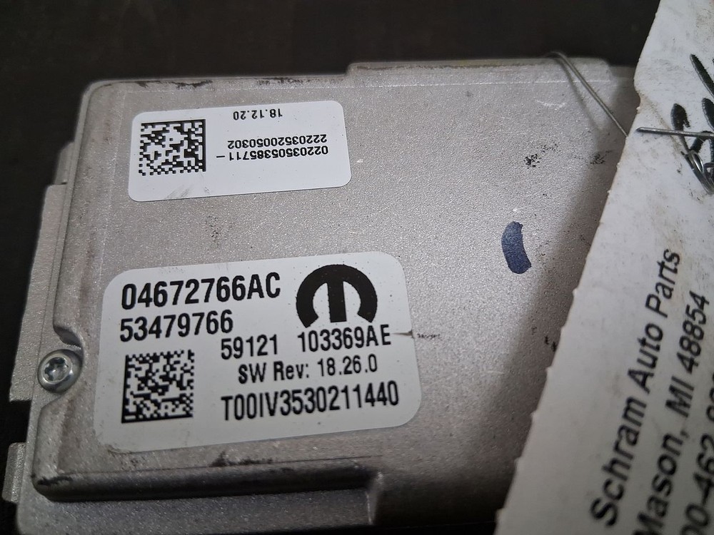 Camera/Projector Front View Camera Fits 17-21 COMPASS 3022509