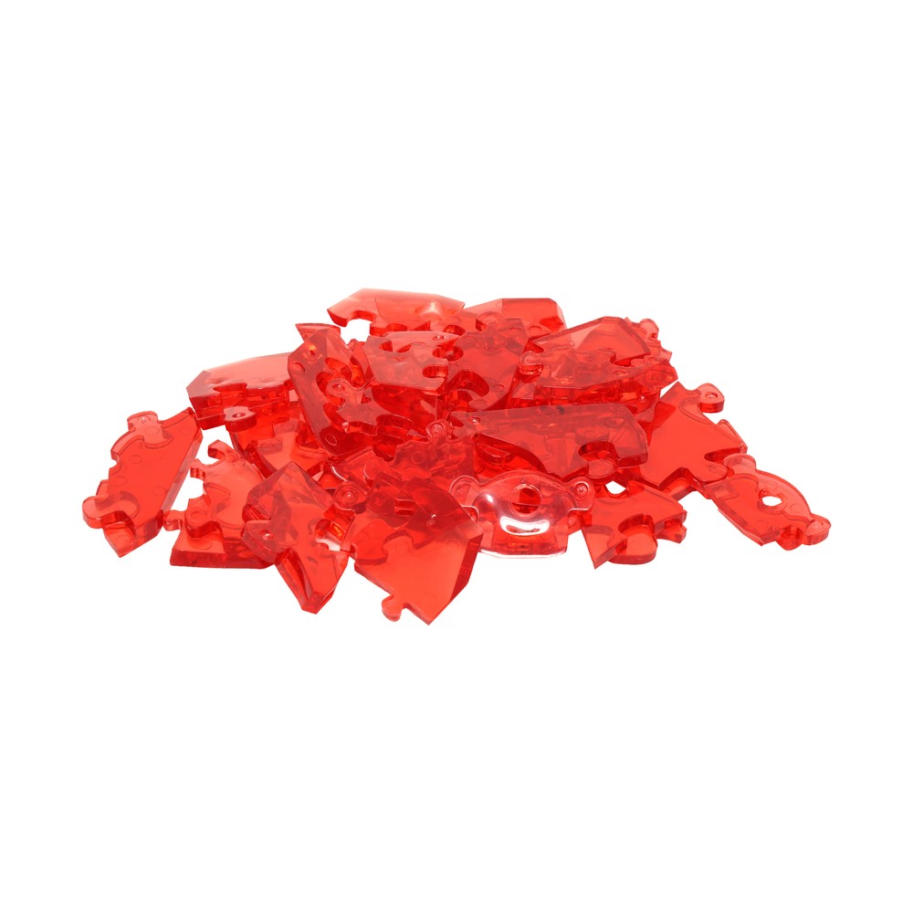 New - AreYouGame.com 3D Crystal Puzzle - Gem (Ruby): 43 Pcs - Ages 12+