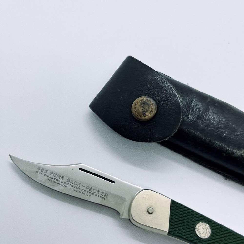 Puma folding knife BACK PACKER Total 19cm Blade 8cm with case