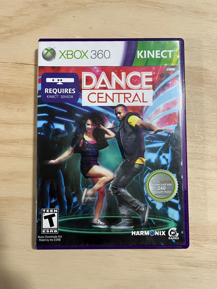 XBox 360 Kinect Sensor and game Lot - Microsoft - TESTED