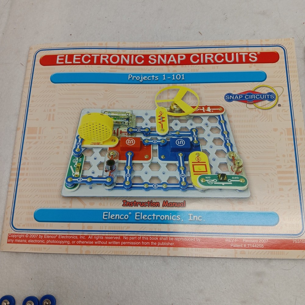 Elenco Snap Circuits Lot Projects 1-101, 102-305