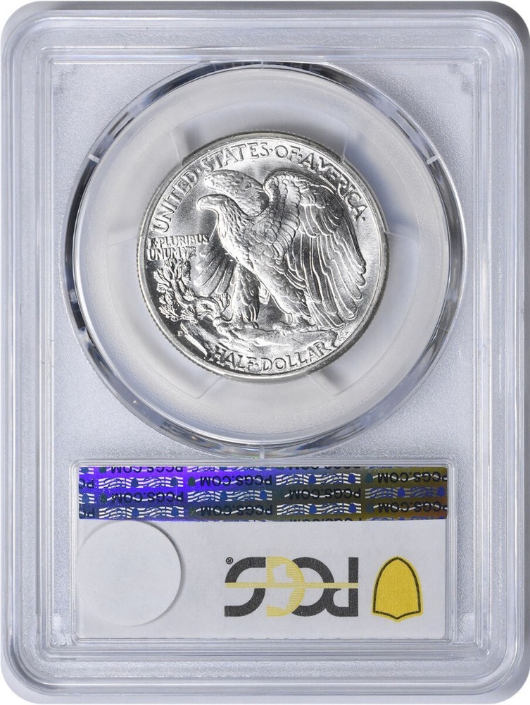 1943-D Walking Liberty Silver Half Dollar MS66 PCGS