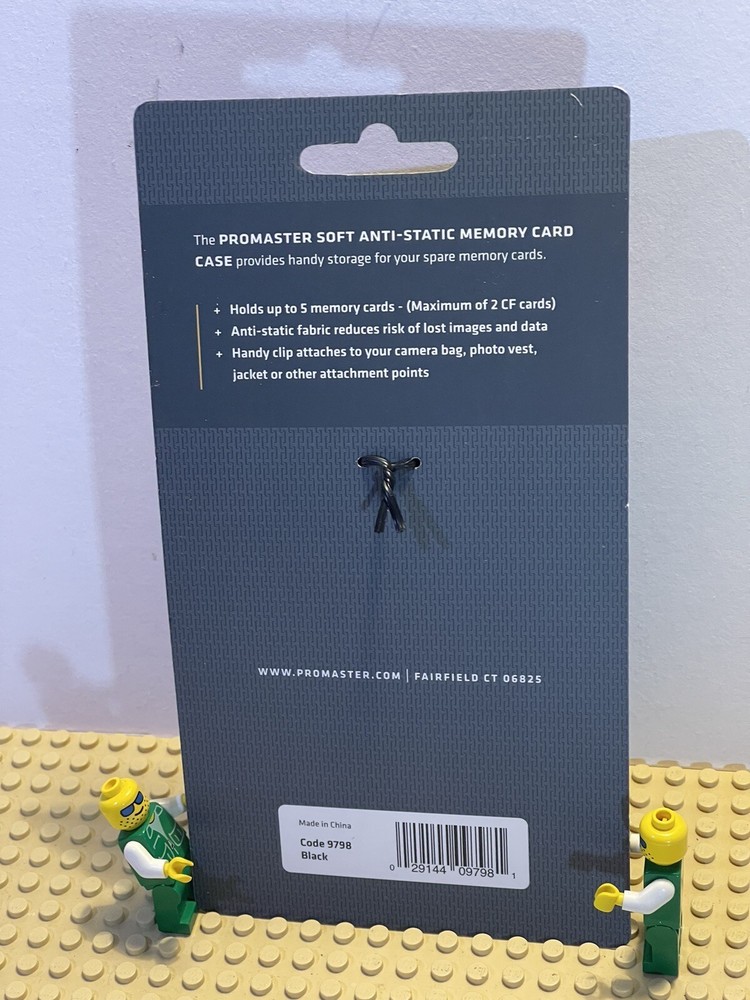 Promaster Soft Memory Card Case (Black) New in Package