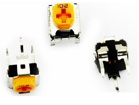 10PCS WH06-2C 103 10Kohm Variable Resistor Potentiometer Yellow
