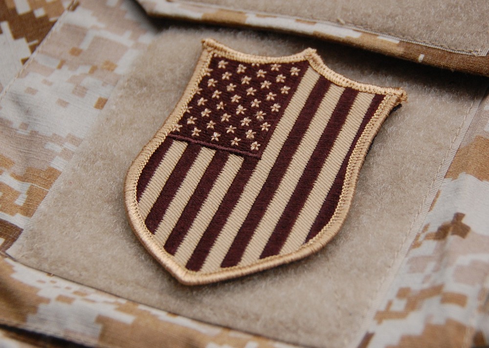 AOR1 US Flag Shield Embroider Patch NSWDG DEVGRU Team ST6 Zero Dark Thirty Hook