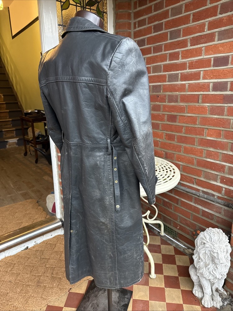German Leather Greatcoat