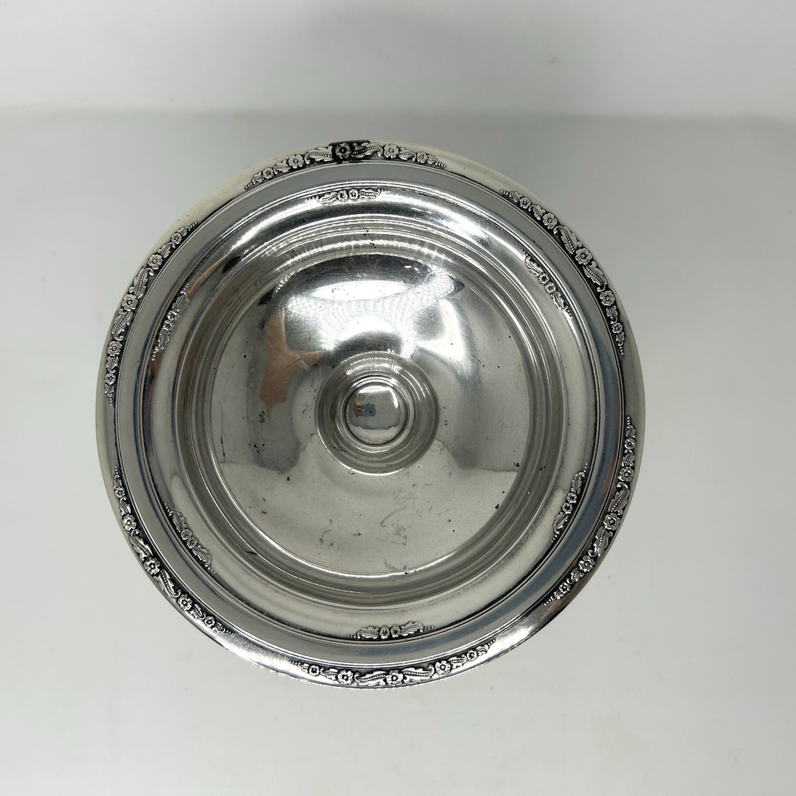 International Silver Courtship T200 Sterling Silver 6 Inch Compote Candy Dish
