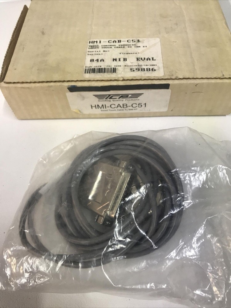 HMI-CAB-C51 HMICABC51 Total Control programming port cable (New Sealed)
