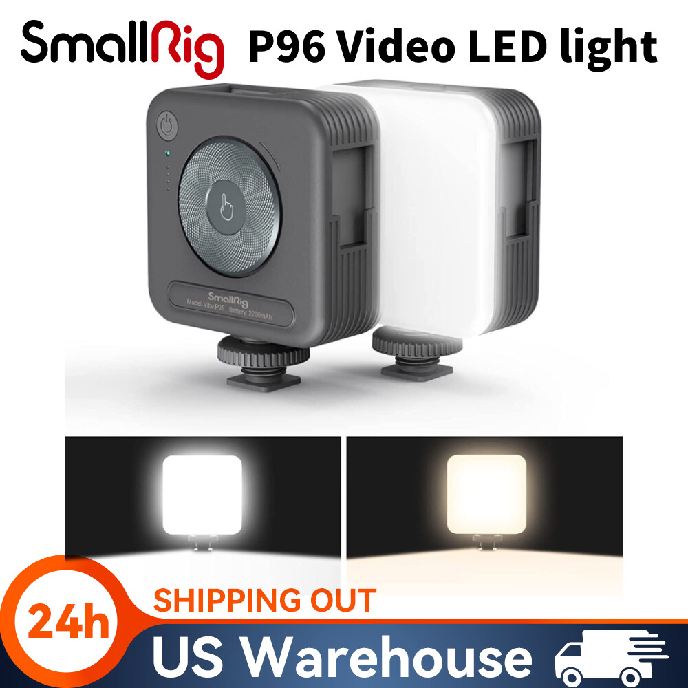 SmallRig P96 Mini Phone Camera LED Video Light 2200mAh For Camera Phone Vlog