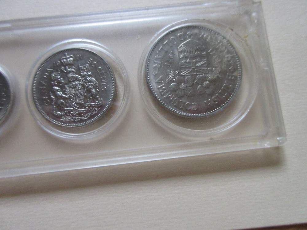 1971 Canada Year Set. 6 UNC COINS RJ