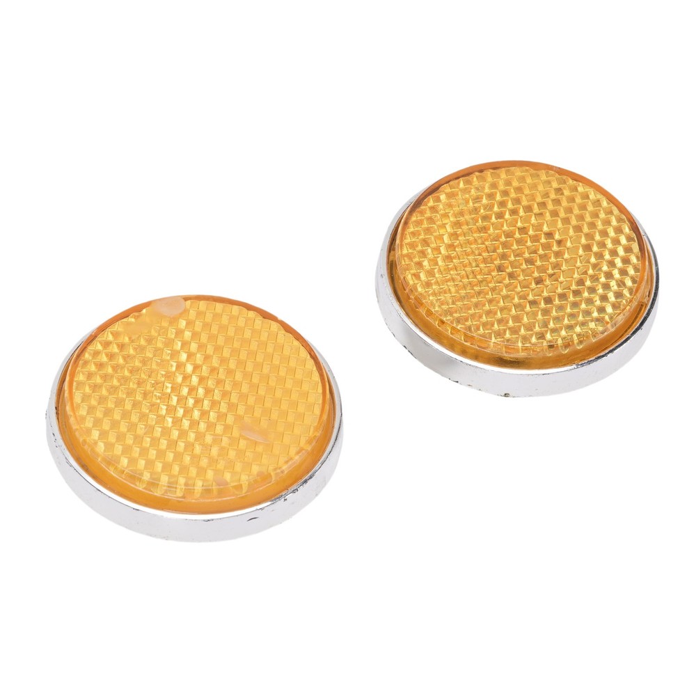 Front Fork Leg Reflectors 43mm Diameter Front Fork Round Reflector Enhanced MDYY