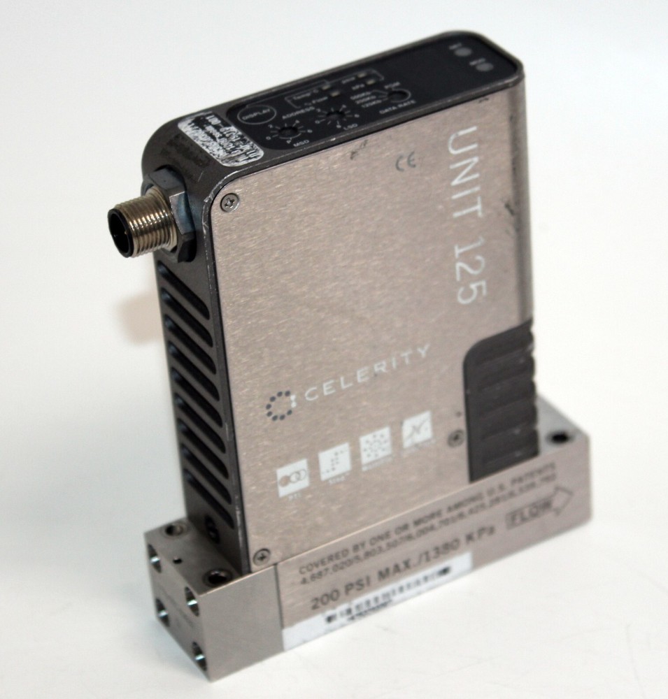 Unit 125 Celerity IFC-125C Mass Flow Controller 200 PSI