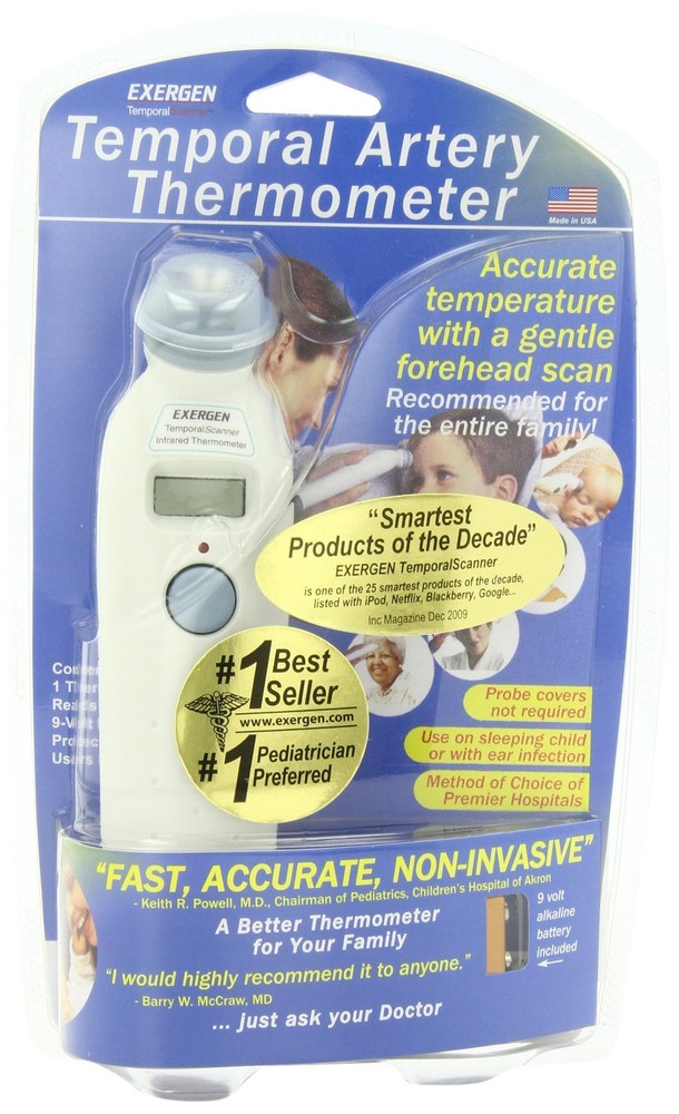 Exergen Thermometer, Temporal Scanner (1 unit)