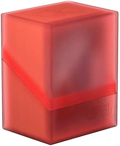 Ultimate Guard UGD010685 Boulder Deck Case 80+ Standard Size Box, Ruby Ruby Stan