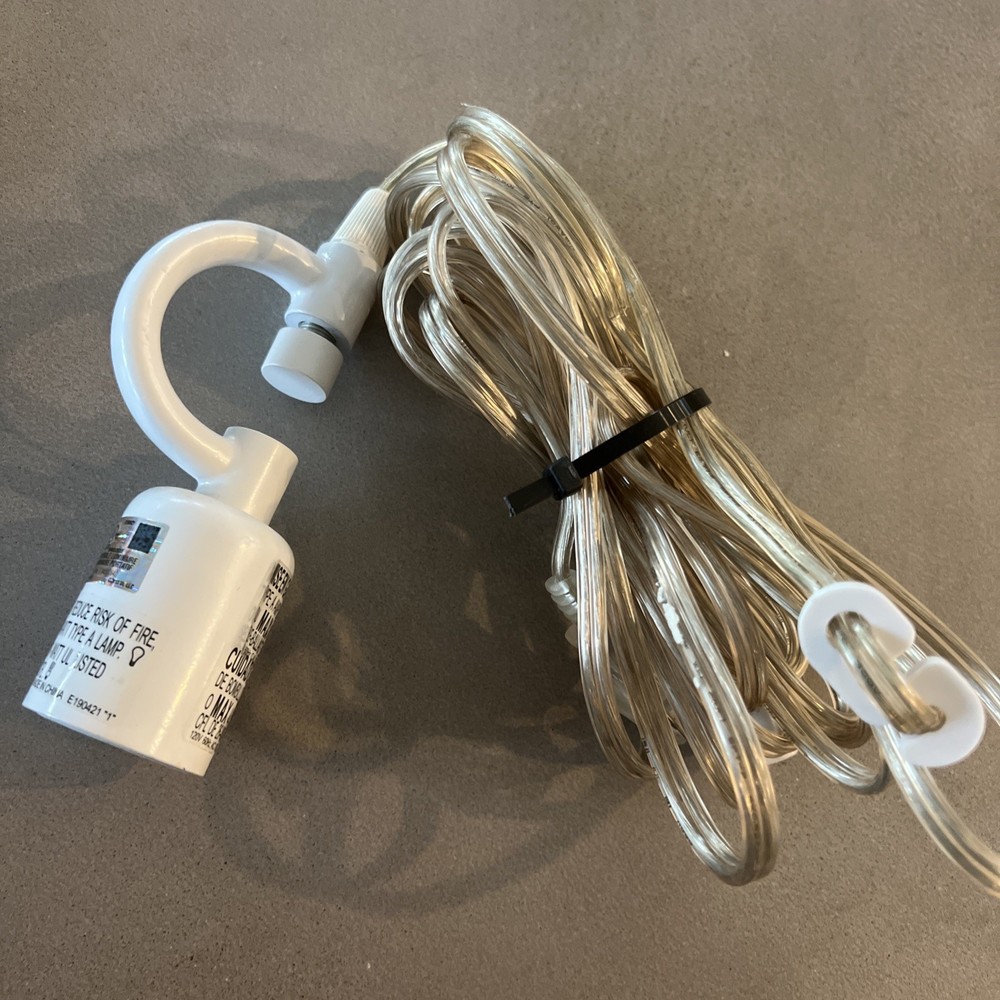 TWO DIY Pendant Hanging Ceiling Lamp Lantern Universal Conversion Kit