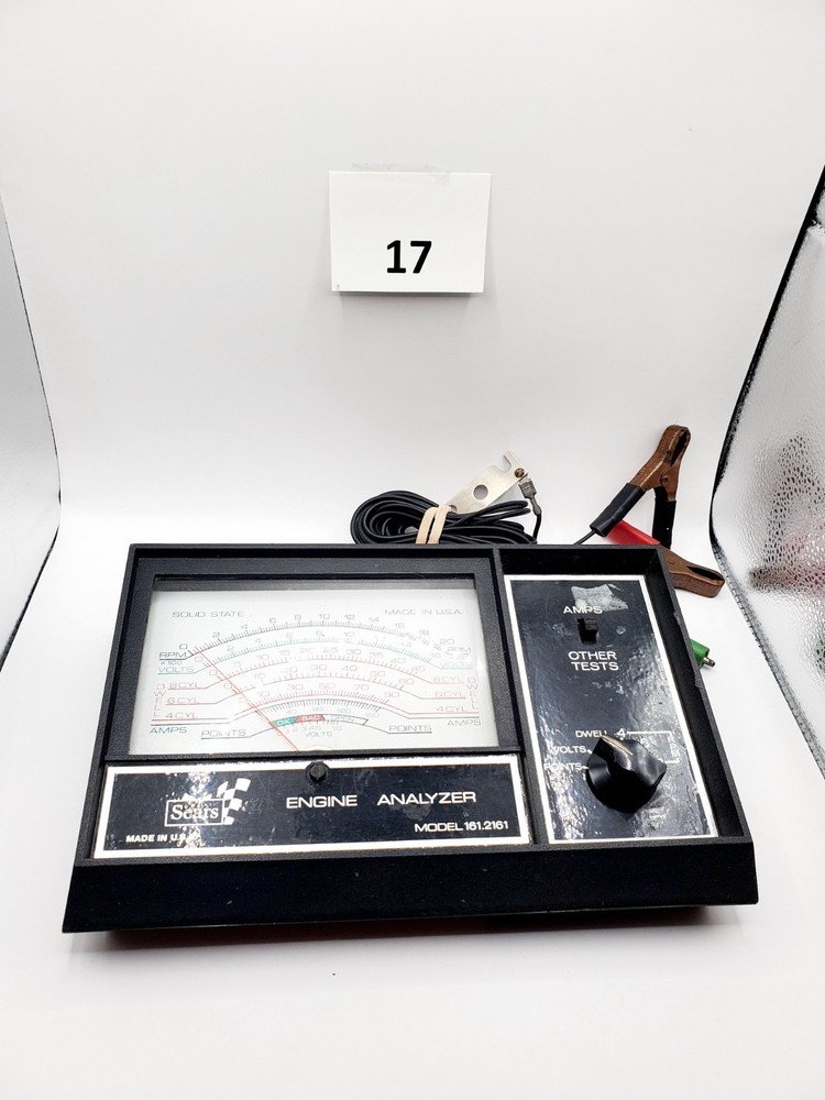 Vintage Sears Engine Analyzer 12 Volt Model 161.2161