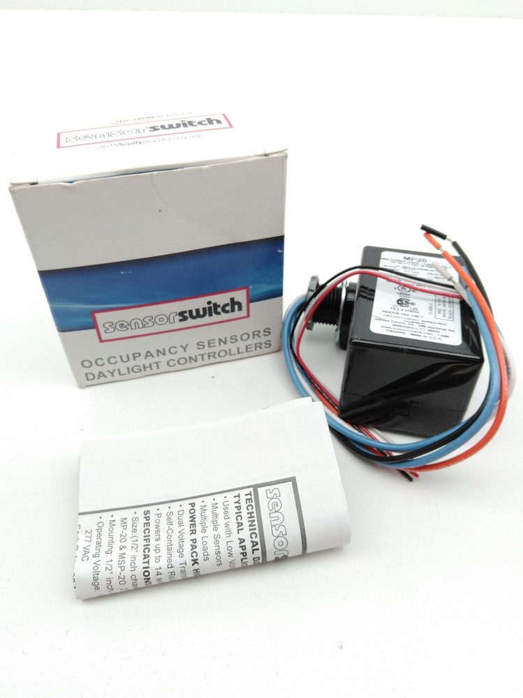 Sensor Switch MP20 Mini Power Pack, 20A, 120/277VAC