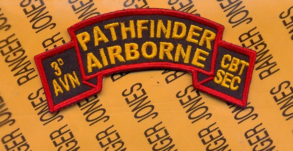 3rd Pathfinder Airborne Infantry Combat Section 3rd Aviation Inf. Div. patch