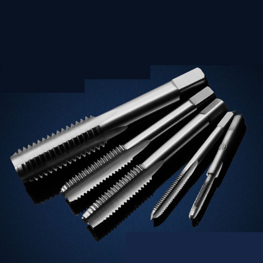 M2 -M30 Hand Tap Set - Taper and Plug Taps Thread Tap Hand Screw Drill Bits Tool