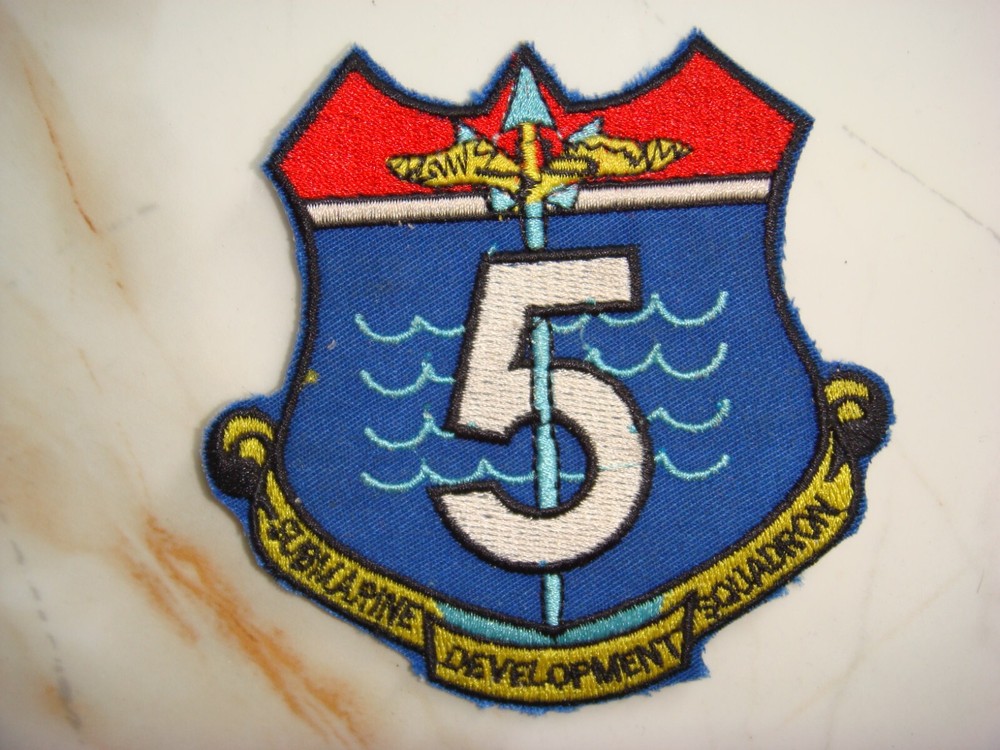 US SUBMARINE DEVELOPMENT SQUADRON 5 PATCH