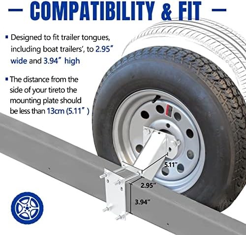 Trailer Spare Tire Side Mount Bracket