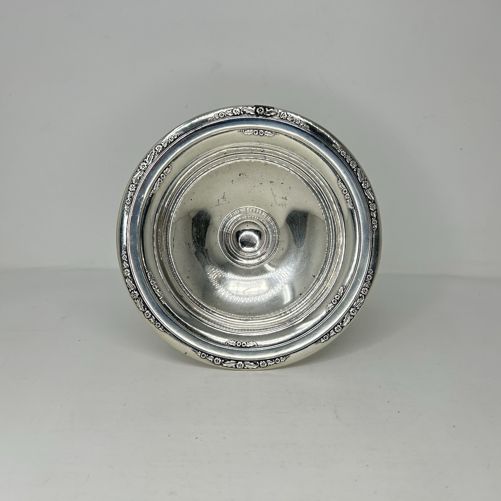 International Silver Courtship T200 Sterling Silver 6 Inch Compote Candy Dish