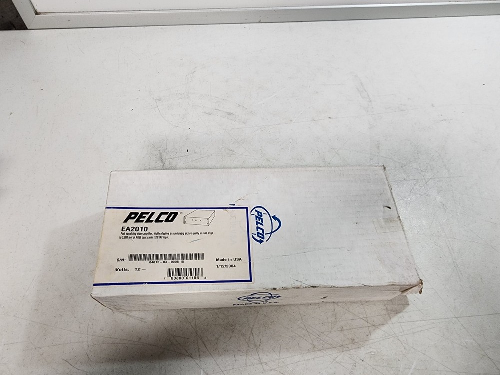 (1) PELCO EA2010 EQUALIZING AMPLIFIER. NOS.