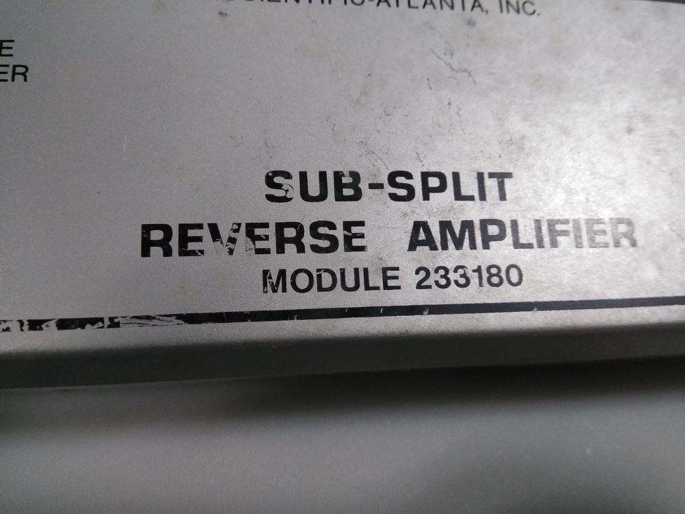 SCIENTIFIC ATLANTA SUB-SPLIT REVERSE AMPLIFIER 233180