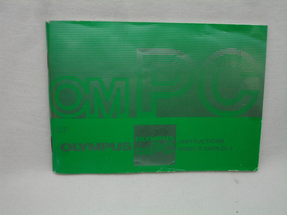 OLYMPUS OMPC Instruction Manual. English Edition ( OM PC )