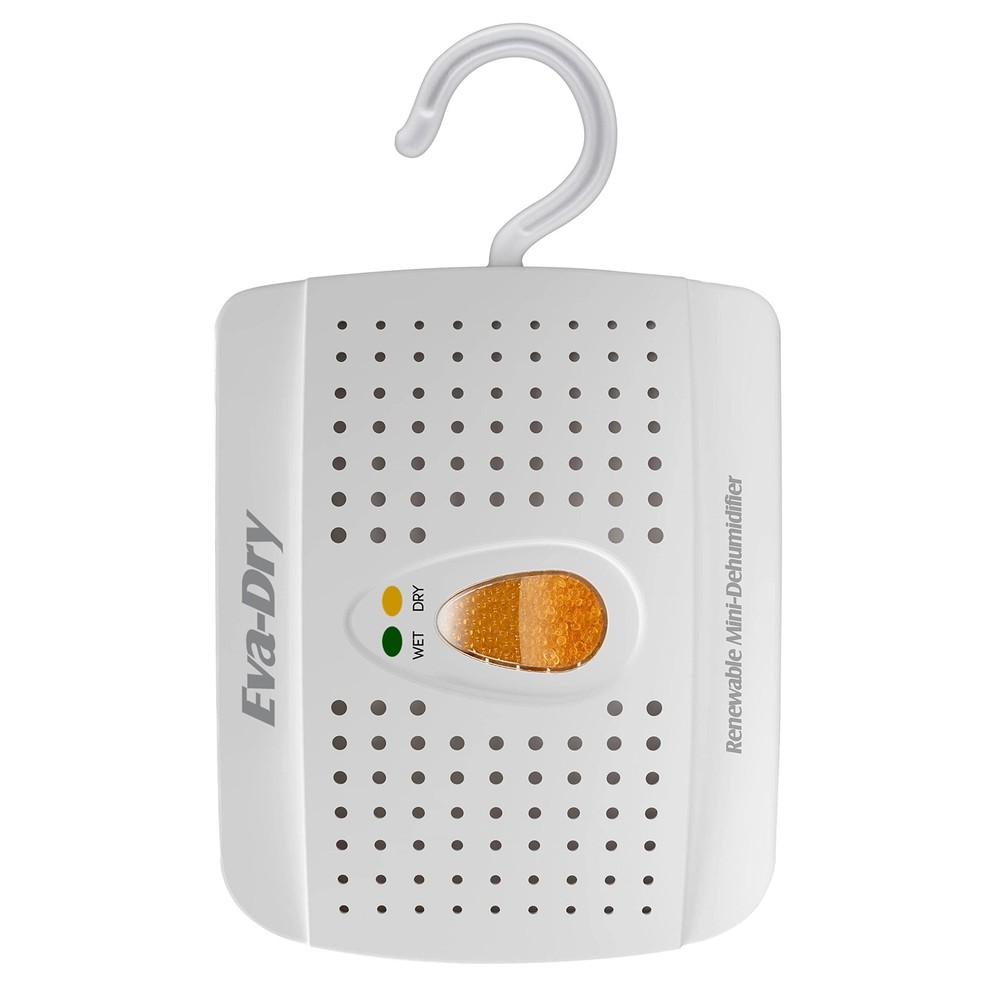 Eva-dry Wireless Mini Dehumidifier, White (E-333)