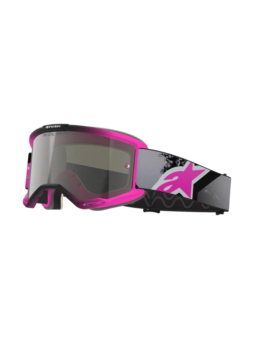 Alpinestars Vision 5 Lahnd MX ATV MTP Goggle Pink/Silver Mirror Lens