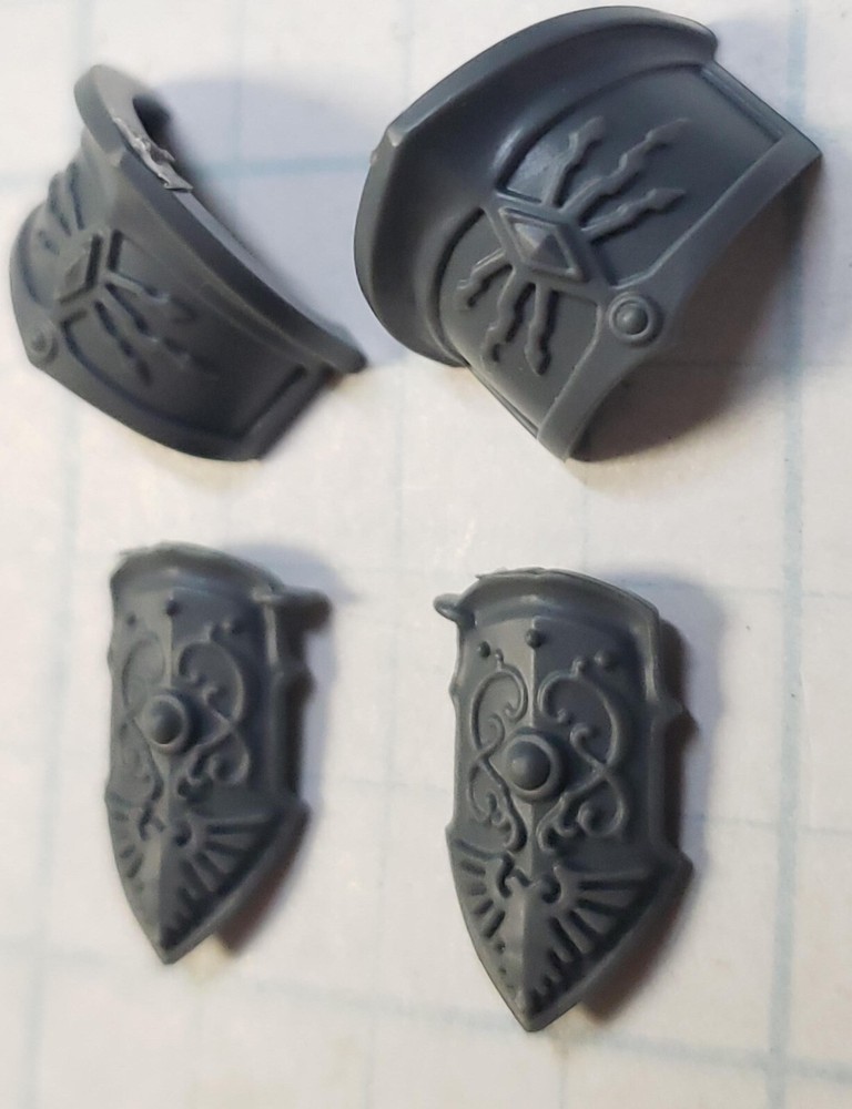 40k Adeptus Custodes Bits Allarus Terminator Shoulder Pads Hip Guards B