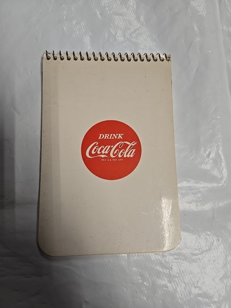 Vintage Drink Coca Cola Pocket Notebook