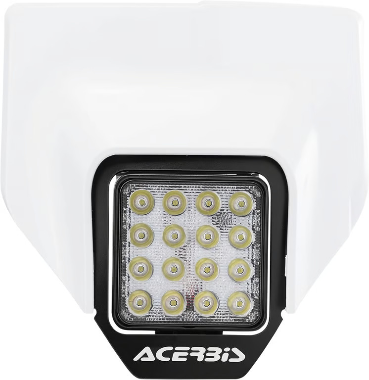 Acerbis VSL LED Headlight for Husqvarna/KTM - White Motorcycle Dirt Bike