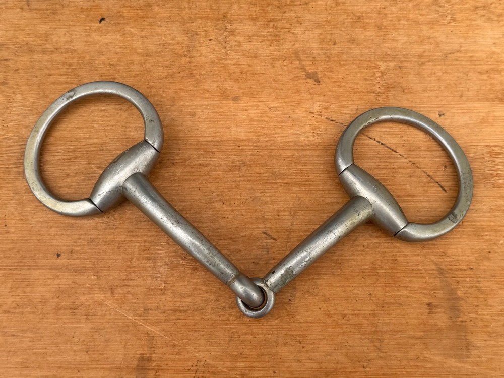 KANGAROO Made In England Eggbutt Never Rust Snaffle BIt ~ 5.5" mouth